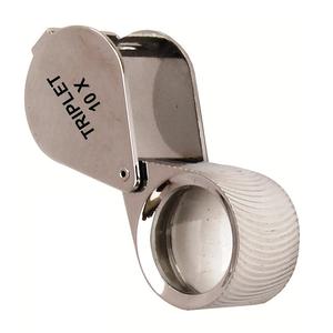 Lupa de Aumento 10x, Lupa Plegable para Joyeros, Lupa de Bolsillo de 21 mm con Corte de Diamante para Monedas y Joyas - Product Image 1