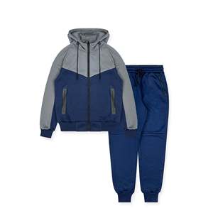 Conjunto Deportivo de 2 Piezas para Hombre, Resistente al Viento, Transpirable y Ligero, Color Azul Marino, de RND Apparel # Sudadera con Capucha de Diseño Personalizado GH77, Talla Grande XL para Invierno - Product Image 2