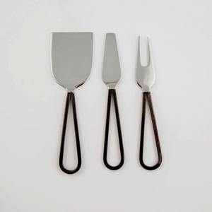 New Look <b>Marble</b> Flat Design Handle Modern Style Stainless Steel Silver Plated Cheese Slicer <b>Dinner</b> Silverware Cheese Spreader - Product Image 4