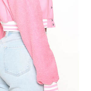 Chaquetas Varsity para Mujer, con Botones, Diseño Personalizado con Logotipo, Transpirables, Cálidas para Invierno, Aceptamos Servicio OEM - Product Image 6