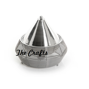 Plat à gratin en fer et en acier inoxydable avec plat de service de qualité supérieure pour mariage et maison - Product Image 5