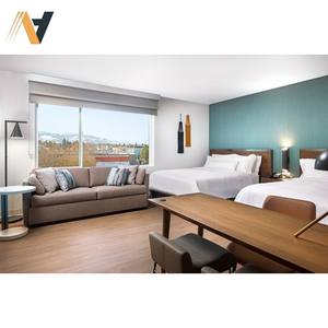 2024 Muebles comerciales modernos Juegos de dormitorio de hotel Diseño de madera personalizado El mejor precio en la fábrica vietnamita - Product Image 2