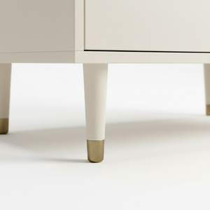 Armoire de chambre à coucher moderne du Vietnam et table de chevet de salon avec 2 tiroirs, garantie d'un an, bois de caoutchouc écologique, placage MDF - Product Image 5