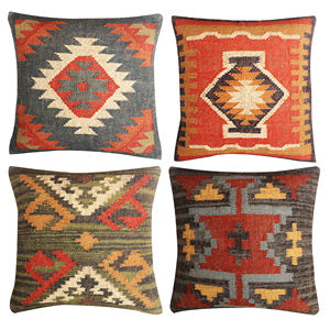 Certified Grade Geometric Pattern Cotton Cushion <b>Set</b> Colorful Home Decoration and Hotel Use Made from Polyester <b>Pillow</b> Cases - Product Image 5