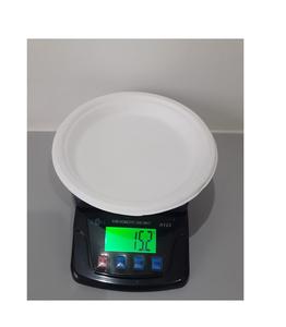 Plato Redondo Desechable Ecológico y Compostable Hecho de Fibra de Caña de Azúcar, Plato para Cena - Product Image 1