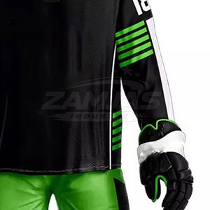 Nouvelle tenue de hockey sur glace sur mesure pour hommes, écologique, coupe-vent, 100% polyester, design unique, fabriquée au Pakistan - Product Image 5