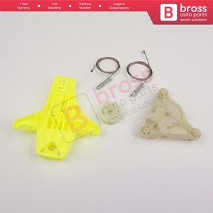 BWR5520 Kit de reparación de regulador de ventanilla eléctrica puerta trasera izquierda para Passat B6 3C2 3C5 B7 362 365 2010-2015 4/5 Door Bross Auto Parts - Product Image 6