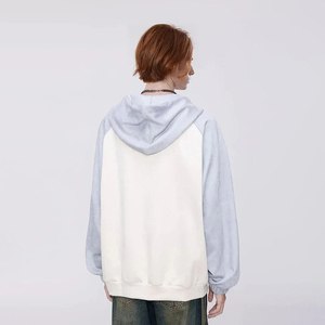 Sweat à capuche zippé pour homme, personnalisé, épais, respirant, en molleton de coton français, coupe oversize, idéal pour l'hiver - Product Image 5