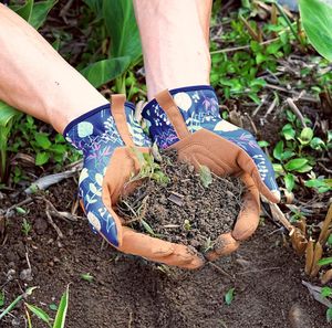 Gants de jardinage respirants de fleurs confortables pour adultes gants de jardinage de sécurité des mains de bonne qualité - Product Image 5