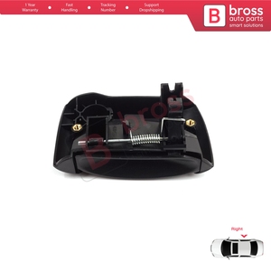 BDP1558-2 poignée d'ouverture extérieure de porte coulissante côté droit noir pour Kangoo KC Express FC Kubistar MK1 X76 8200107372 - Product Image 4