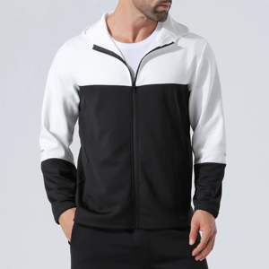 Veste coupe-vent légère et chaude pour homme, nouvelle mode, avec fermeture éclair, streetwear tendance, imperméable - Product Image 1