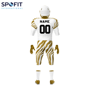 Uniforme de football américain sur mesure, nouveau design, vente en gros, uniforme de football américain respirant, confortable et à séchage rapide - Product Image 3