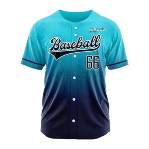 Camisetas de Béisbol con Logotipo Bordado Personalizado al por Mayor, Estilo Estadounidense, Lisas, Blancas, Personalizadas, para Béisbol y Sóftbol - Product Image 1
