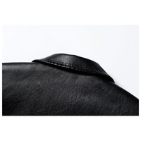 Veste Homme en Peau de Mouton Véritable 100% – Nouvelle Collection Décontractée et Élégante Style Motard – Service OEM – Hiver – Col Montant – Broderie Avant – Imperméable