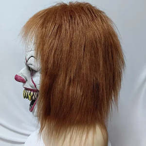 Máscara de Payaso Pennywise para Halloween, Máscara de Silicona LED para Cosplay, Accesorios para Fiestas de Disfraces o Máscara Facial de Terror - Product Image 4