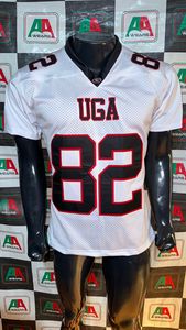 Maillot de football américain Real Photo Respirant Plus Size Broderie Tackle Twill Sublimation pantalon intégré Bonne Qualité - Product Image 5