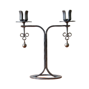 Candélabre à 5 bras en métal poli blanc pour la décoration d'événements à la maison et de fêtes de mariage le plus précieux et le plus élégant - Product Image 5