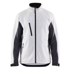 Veste Softshell en toile d'hiver de haute qualité pour hommes, vente en gros, décontractée, fermeture éclair avant, coupe-vent, imperméable, écologique, haute rue - Product Image 1