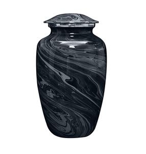 โกศสำหรับงานศพที่ตกแต่งด้วยอลูมิเนียมโกศสำหรับเผาเถ้ามนุษย์ที่เก็บไว้ - Product Image 3