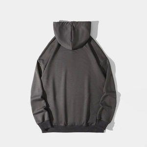Vente en gros de pulls à capuche en molleton personnalisés de haute qualité pour l'hiver avec appliques brodées en strass et décoloration délavés à l'acide pour hommes - Product Image 2