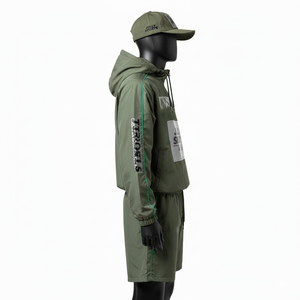 Nuevo Conjunto de Pantalones Cortos Cortavientos de Nailon y Poliéster Premium 2026, Diseño de Paneles Ligeros con Transferencia de Calor, Conjunto de Pantalones Cortos Cortavientos para Hombre - Product Image 3