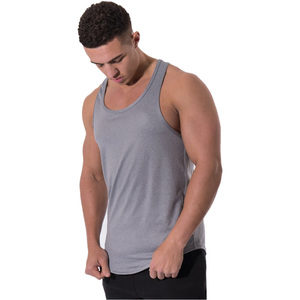 Camisetas sin mangas de algodón/fibra de bambú para hombre - Product Image 6
