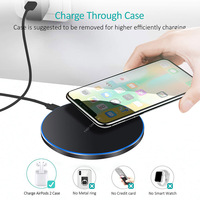 Chargeur sans fil portable à charge rapide pour téléphone, Cargador Inalambrico 20w 30w, chargeur sans fil rapide