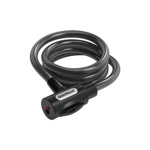 Câble de sécurité pour vélo FLEX 1200/12V Corps rond, noir - Product Image 1