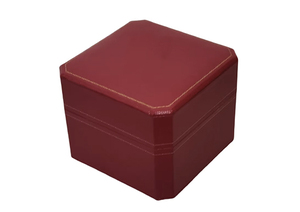 Boîte rigide pour montre en carton recyclé avec logo personnalisé, laminage mat 3 mm, gaufrage à chaud or, revêtement UV, impression sur papier - Product Image 4