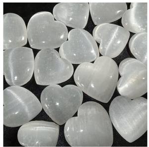 Haute qualité 3mm ovale coupe sélénite coeur Cabochon lâche agate pierre précieuse naturelle et article de qualité supérieure - Product Image 2