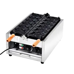 Snack-Maschine automatisch antihaft-Goldfisch-Wafelmaschine Fisch-Tayaki-Maschine zu verkaufen