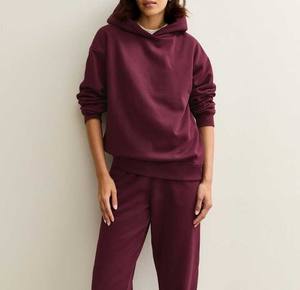 Chándales Deportivos Transpirables con Capucha, Casuales, Lisos, de Nailon y Algodón Grueso para Mujeres Adultas - Product Image 3