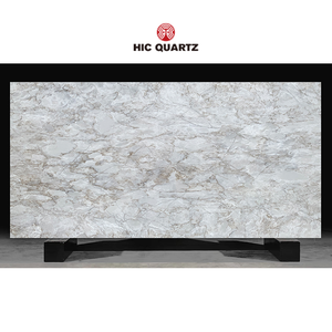 OEM Vente en gros Quartz artificiel durable Dalle Calacatta Gris moderne écologique Comptoir de cuisine dessus de table Salle de bain - Product Image 4