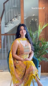 Ensemble décontracté en mousseline imprimée avec dupatta, taille M à 10XL, FATEMA FASHION, séchage rapide, toutes saisons, pour Diwali - Product Image 2