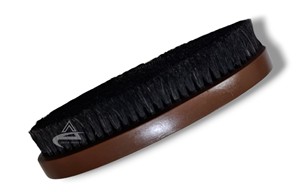 WholeSale price Wooden Horse Face and Body Cleaning <b>Brush</b> Oval Design with Soft Natural Bristles Horse Grooming <b>Brush</b> - Product Image 5