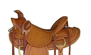 Selles de course occidentales et anglaises en cuir véritable de qualité supérieure pour l'équitation - Product Image 3