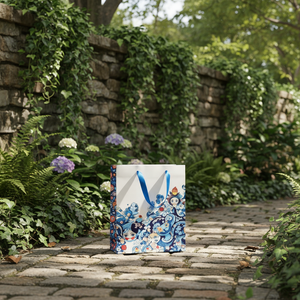 Sac en papier écologique de luxe recyclable pour bijoux et décoration, sac cadeau personnalisé avec logo et finition laminée premium - Product Image 2