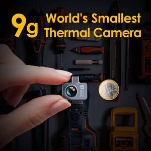Caméra thermique InfiRay P2 Pro 256x192 capteur CMOS imageur <span class=keywords><strong>infrarouge</strong></span> thermographique USB C WiFi Compatible pour <span class=keywords><strong>iPhone</strong></span> IOS Android SD - Product Image 3