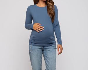 Nouveaux t-shirts de maternité amples d'été 2026 pour femmes, respirants, 100 % coton, impression personnalisée, vêtements d'allaitement - Product Image 3