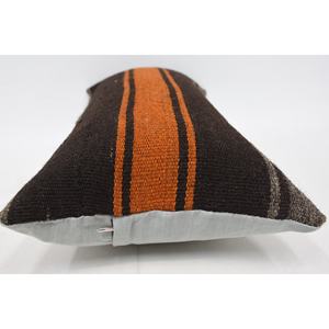 Brown Kilim Wool Rug 12x24 Inch Woven Vintage Patterned Rug - Product Image 5