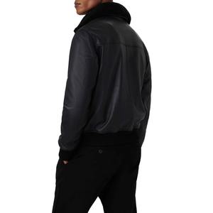 Chaqueta clásica de cuero para hombre Venta al por mayor Durable Alta calidad Moda personalizada - Product Image 5