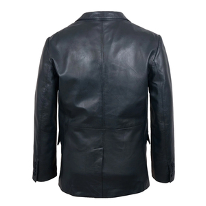 แจ็กเก็ตหนังวัวสำหรับผู้ชายเสื้อแจ็คเก็ตหนังแท้ระบายอากาศน้ำหนักเบาผลิตตามสั่ง - Product Image 2
