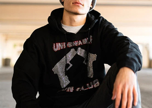 Streetwear Sweat à capuche surdimensionné avec strass pour homme en coton mélangé lourd délavé personnalisé Boxy Fit Zip Up Vente en gros Sweat à capuche premium - Product Image 3