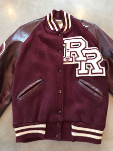 Blouson universitaire d'hiver personnalisé avec logo pour homme, en coton brodé, décontracté, en tissu peigné tricoté, imperméable, respirant et à séchage rapide - Product Image 5