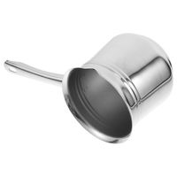 Ensemble de 3 mini-tasses et soucoupes à café modernes en acier inoxydable, écologiques et isothermes