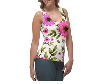 Wholesale Price Summer Casual Wear <b>Women's</b> Knitted Tank Top Ladies <b>Singlet</b> Sublimation Printing Comfortable <b>Women's</b> Tank Tops - Product Image 2