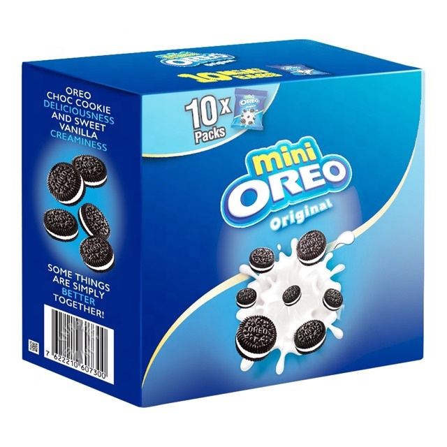 Промо мини-мешочек Oreo с ванильным вкусом, 20,4 г, мини-закуска для печенья, товары для выпечки, печенье из Индонезии