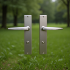 Stainless Steel <b>Long</b> Plate Set for Doors & <b>Windows</b> 78mm Left/Right HOPPE by Denver E1310Z/302 - Product Image 3