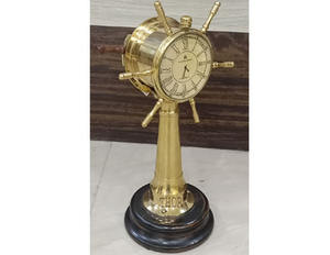 Reloj analógico y Telegráfico de latón antiguo, reloj decorativo náutico coleccionable, regalo antiguo, 2020, 11" - Product Image 1