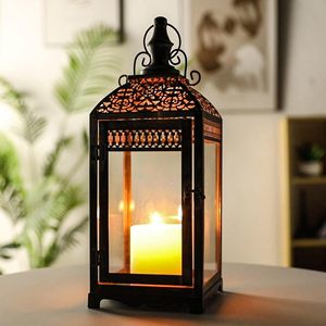 <b>Established</b> Theme Handmade Glass Terrarium Lantern Candle Holder for Home Decoration Available at Affordable - Product Image 1